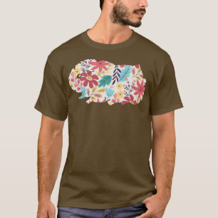 Floral Guinea Pig Flower Guinea Pig Premium  T-Shirt