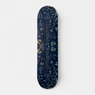 Floral Guitar Skateboard