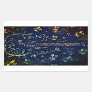 Floral Guitar Stickers