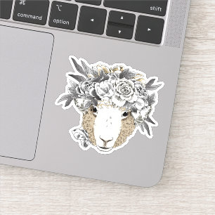 Floral Halo Sheep