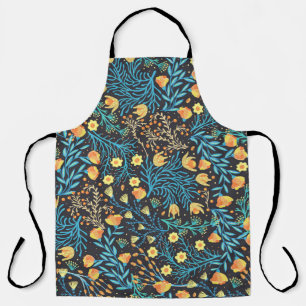 Floral Hand Drawn: Creative Seamless Apron