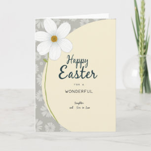 Floral Happy Easter Greeting Card