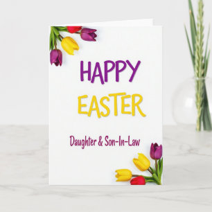 Floral Happy Easter Season Card