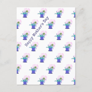 Floral Happy Mother's Day Postcard