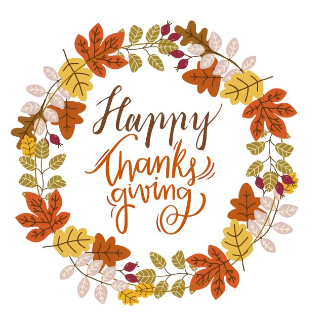 Floral Happy Thanksgiving Tableware Paper Plate (Creator Uploaded)