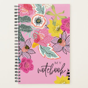 Floral Hardcover Notebook – Aesthetic Journal for Planner