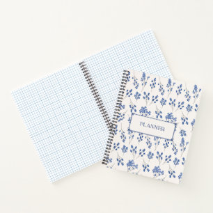 Floral Hardcover Notebook, Planner Notebook