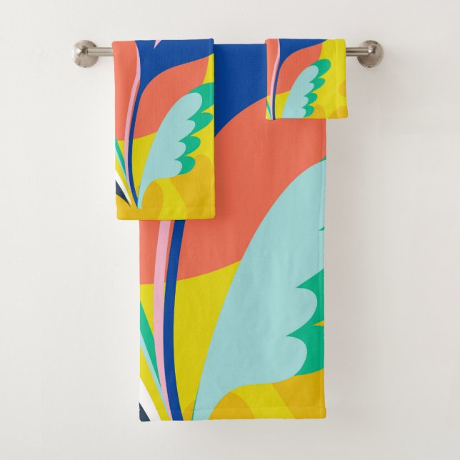 Floral Harmony Bath Towel Set (Insitu)