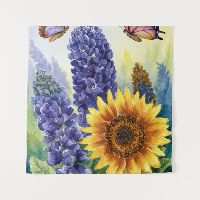 FLORAL HARMONY TAPESTRY (Front)
