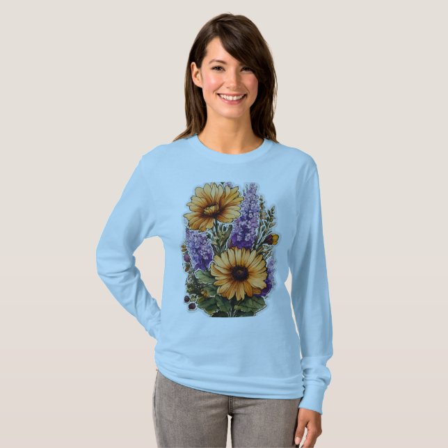 Floral Haven T-Shirt (Front Full)