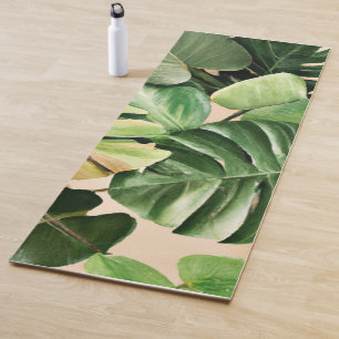Floral/Hawaiian/Tropical leaf Yoga Mat