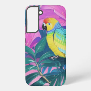 Floral/Hawaiian/Tropical/parrot  Samsung Galaxy Case