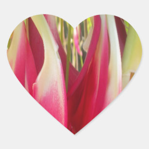 Floral Heart Art Print Sticker