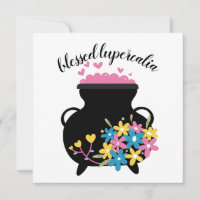 Floral Heart Bubble Witch Cauldron Lupercalia Vibe
