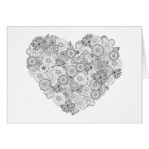 Floral Heart Doodle