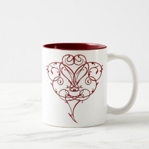 Floral Heart Mug