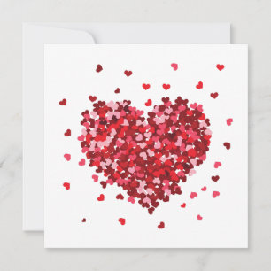 Floral Heart of love Valentines Day