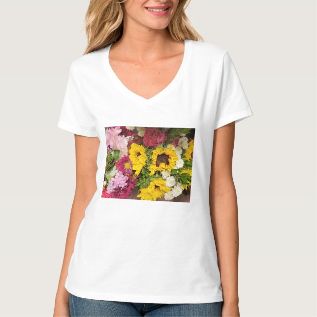 Floral Hello T-Shirt (Front)
