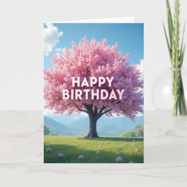 Floral Hills Birthday Card (Front)