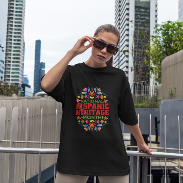 Floral Hispanic Heritage T-Shirt (Creator Uploaded)