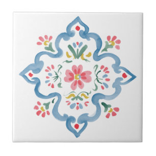 Floral home decor ceramic tiles
