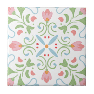 Floral home decor ceramic tiles 2