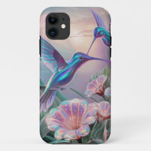 Floral Hummingbirds Case-Mate iPhone Case