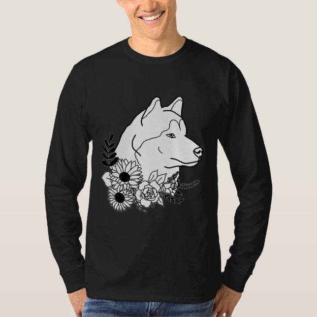 Floral Husky T-Shirt (Front)
