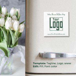 Floral Identity: Promotional Florist Shop Magnet