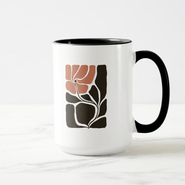 Floral Illustration Artwork Mug (Right)