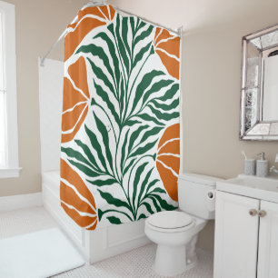 Floral Illustration Shower Curtain