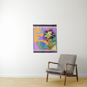 Floral Imagery Tapestry