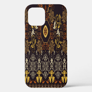 Floral Indian: Colourful Striped Seamless. iPhone 12 Case