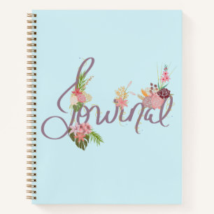 Floral Inspiration Journal with Whimsical Blooms