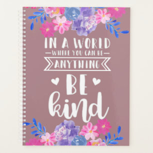 Floral Inspirational Planner