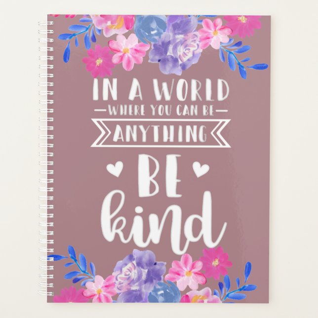 Floral Inspirational Planner (Front)
