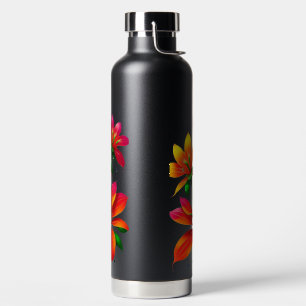  Floral Insulated Water Bottle - Vibrant design 