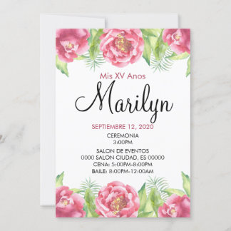 FLORAL INVITATION
