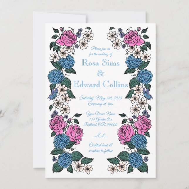 Floral Invitation (Front)
