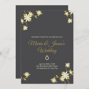 Floral Invitation