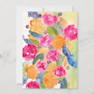 floral invitation