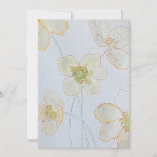 floral invitation