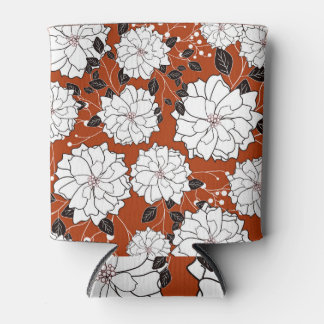 Floral Invitation: Abstract Wedding Can Cooler