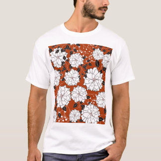 Floral Invitation: Abstract Wedding T-Shirt