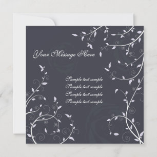 Floral Invitation Card