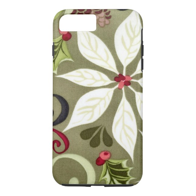 Floral iPhone 7 plus tough case (Back)