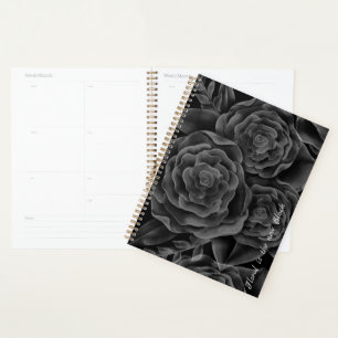 Floral is the new Black - Watercolour Rose Planner