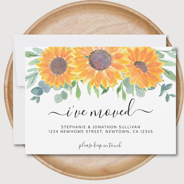  Floral I've Moved Moving Announcement Card (Creator Uploaded)