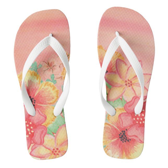 Floral Jandals (Footbed)