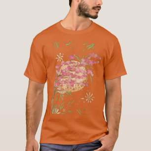 Floral Japan Sakura Pink Flower Japanese Cherry Bl T-Shirt